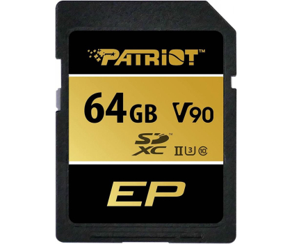 Karta pamięci Patriot 64GB EP SDXC V90 UHS-II U3 300MB/s